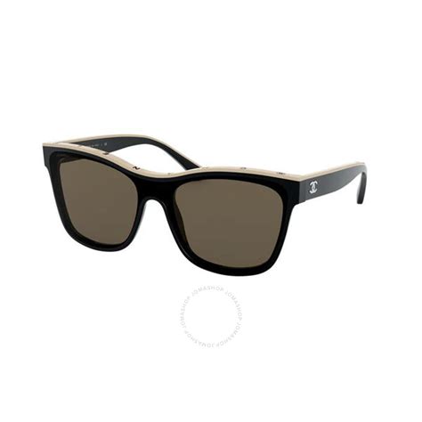 Chanel Brown Square Ladies Sunglasses 0CH5418 .